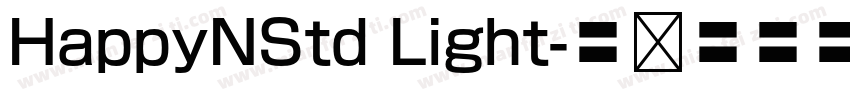 HappyNStd Light字体转换